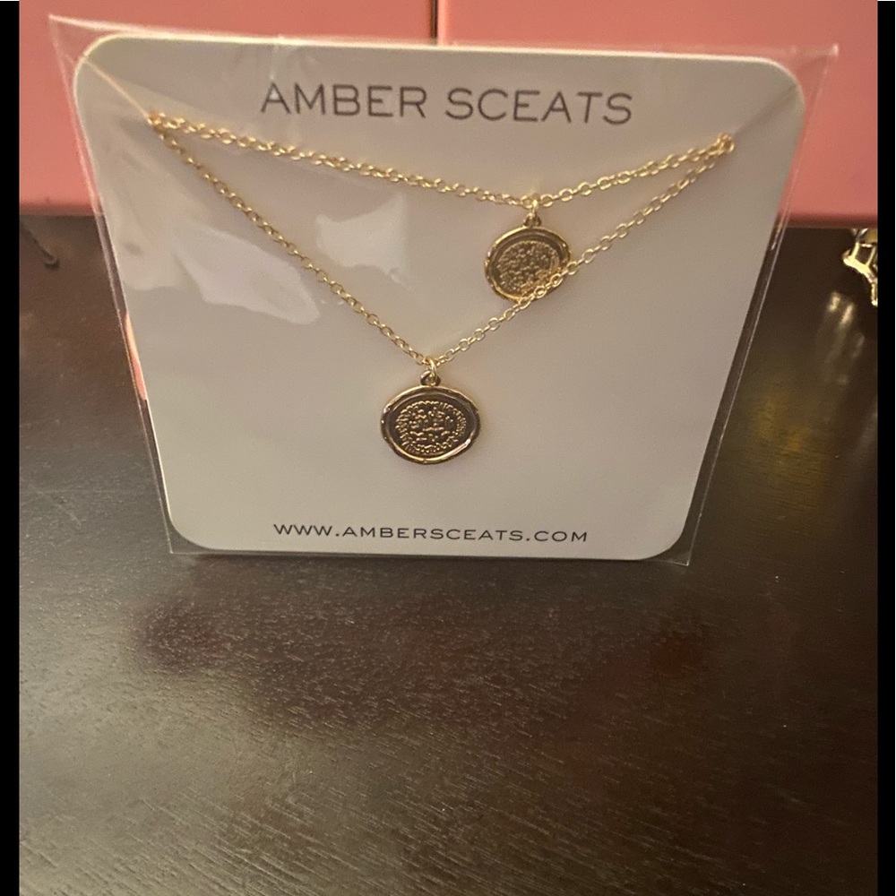 Amber Sceats Double Coin Necklace
